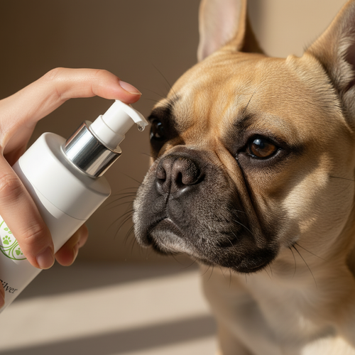 LAPA Gel applied to French Bulldog nose fold