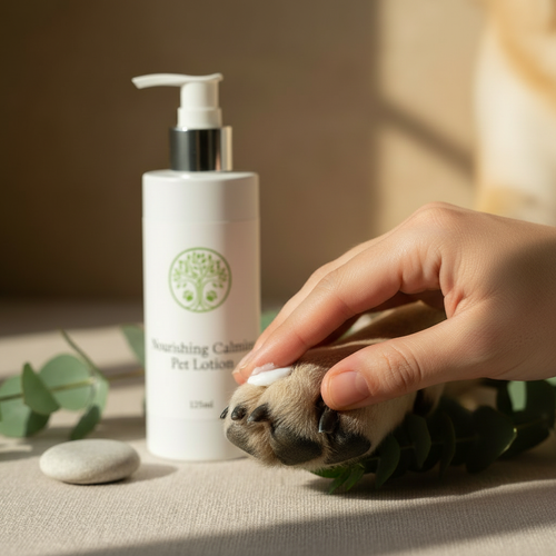 LAPA Healing Cream on dog paw